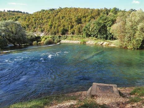 The waste water is currently discharged to sceptic tanks and Ugrovača River without treatment. After the completion of the works, approximately 8800 P.E.