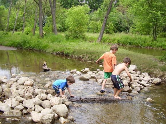 7. Access to Creeks 7.1 Background Bronte Creek is a significant natural feature in Lowville Park that passes through both picnic areas and natural areas.