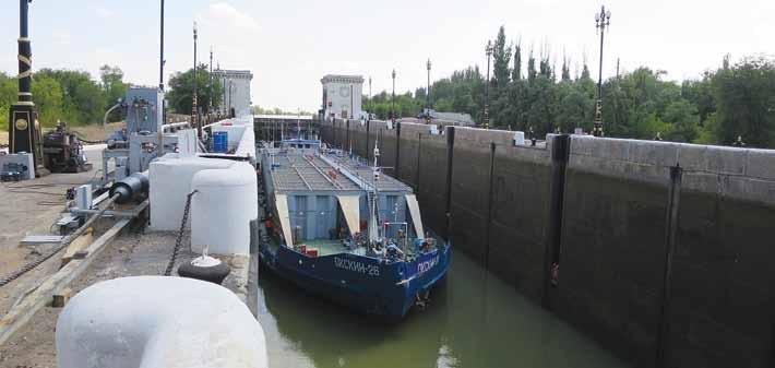 Volga - Don canal, Ship lock No.7, Russia Ship lock No.