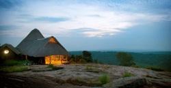 com/ Rwakobo Rock, an eco-friendly, family run hotel nestled on a scenic outcrop at the edge of Lake Mburo National Park.