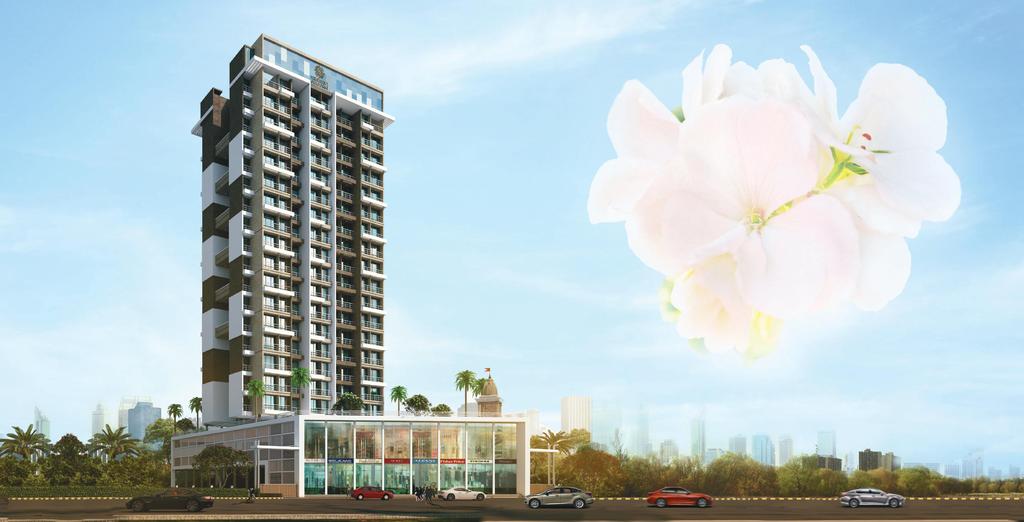 happiness A significant landmark stands out amidst new development. Every resident of this modern building will enjoy the lifestyle amenities along with the scenic environment.