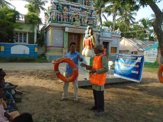 9 On 12 th of the month, a Sea Safety programme was conducted at Cuddalore with the coordination of NGO SOHES in which 30 fishers and fish workers attended.
