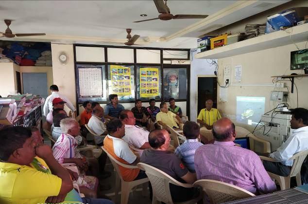 On 28 th of the month NETFISH had conducted a Sea Safety & Navigation training programme at at Raigad.