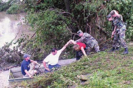 Civil Air Patrol members found themselves deep in mud in Minnesota and Washington recently, and members in Oregon dealt with similar woes after Mother Nature brought excess rain, which flooded rivers.