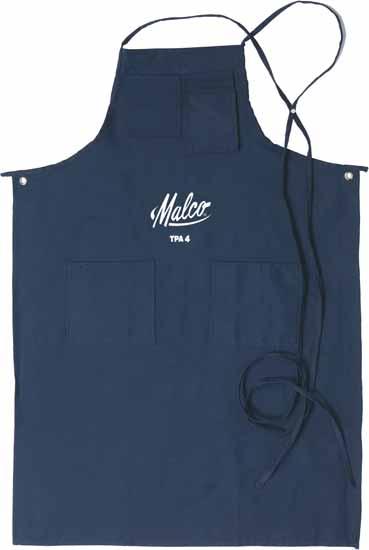 Nylon hammer loop will not bind against hammer handle. Apron also features two small side pockets for tools. Made of 9-10 oz. duck canvas.
