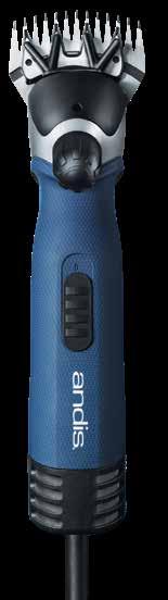 hours of charge time. Quick tension adjustment and perfectly contoured housing make this clipper user-friendly.