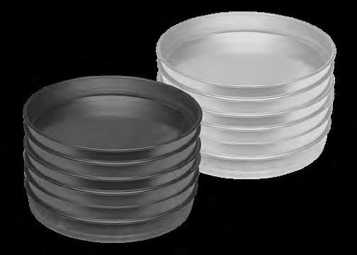 nesting pans Durable and dishwasher safe Pie rim prevents warping and sliding Perforated Deep Dish