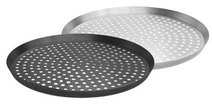 The perforations allow moisture to escape and assist in getting oven heat to the center.