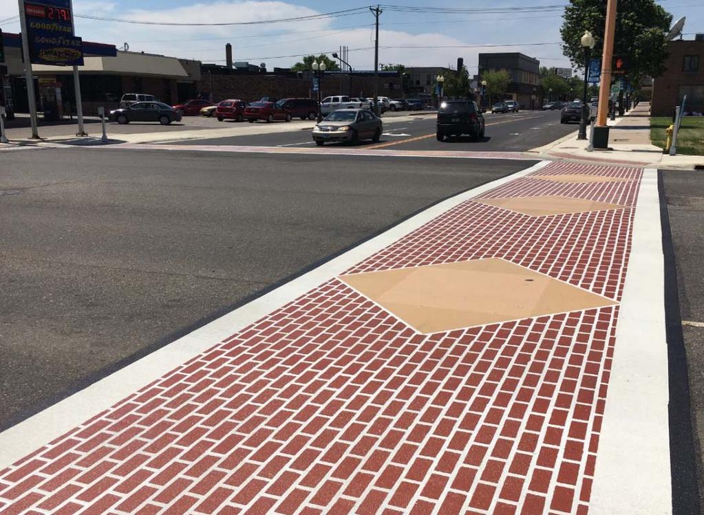 2018 Municipal State Aid Street Needs Report Crosswalk Installation