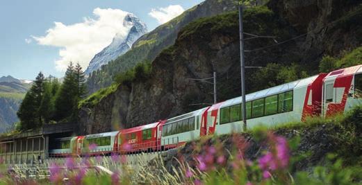 Moritz the Glacier Express comprises the following highlights and excursion attractions: Matter Valley The Matter Valley between Zermatt and Stalden spans some 25 kilometres and offers a remarkable