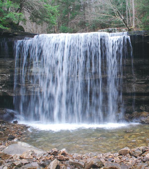 6 Ranger Creek Falls (30 feet) Savage Gulf State Natural Area in Stone Door Area Beersheba Springs, TN (Grundy Co.) From the Stone Door Ranger s Station, it s a rugged 6.