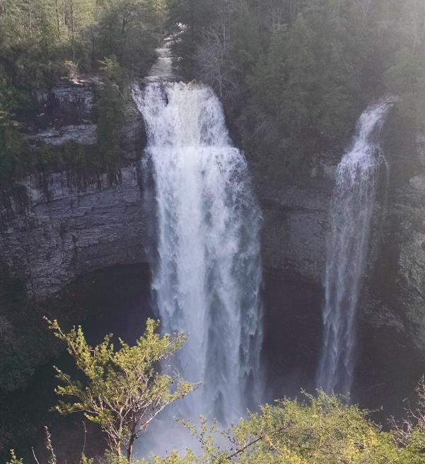 In addition to Fall Creek Falls, the tallest waterfall in the eastern United States, the park features more than 34 miles of trails and multiple waterfalls, an inn, restaurant, cabins and campsites,
