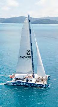 EXPLORE GROUP SAIL & SNORKEL - WHITEHAVEN & CHALKIES BEACH (DEPARTING HAMILTON ISLAND) Come on board for a full day of sailing on the On the Edge 20m catamaran, purpose built for sailing in the