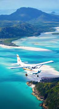 River systems, the impressive Conway National Park, Whitsundays Islands, and the Great Barrier Reef are part of your scenic adventure.