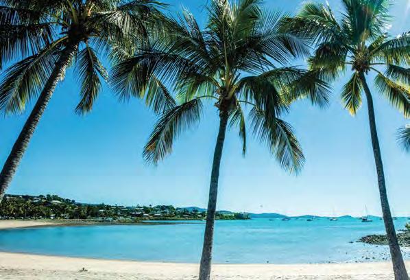 WHITSUNDAY COAST & HINTERLAND Airlie Beach STRETCHING FROM VIBRANT COSMOPOLITAN AIRLIE BEACH TO THE SECLUDED BAYS OF BOWEN IN THE NORTH, AND WEST THROUGH THE CANEFIELDS OF COUNTRY TOWN PROSERPINE TO