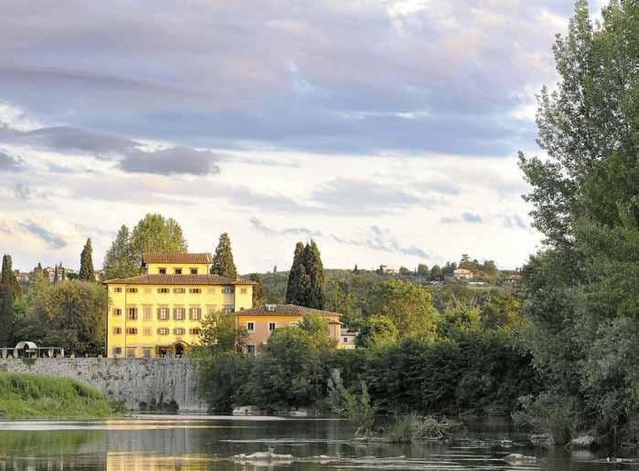 The enchanting tuscan countryside, the still waters of the Arno River and the city of Florence just minutes away. Villa La Massa is a16th century architectural gem.