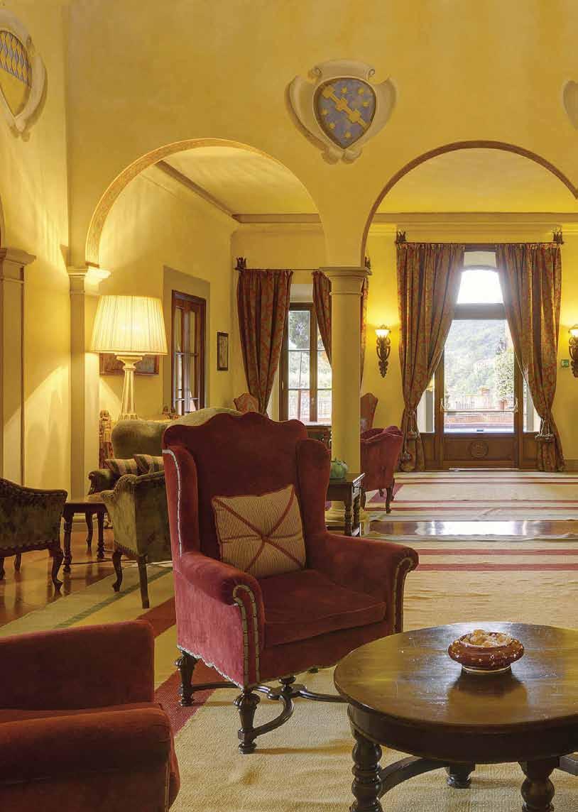 The enchanted suites in the villino. The Villino dates back to the 19th century and is the most intimate of the estate s four buildings.