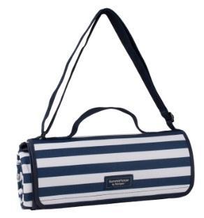 classic, the clean fresh lines of our navy and aqua stripes create the perfect look for that