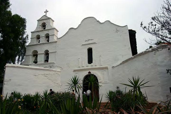 Mission San Diego The mission was built in 1769.