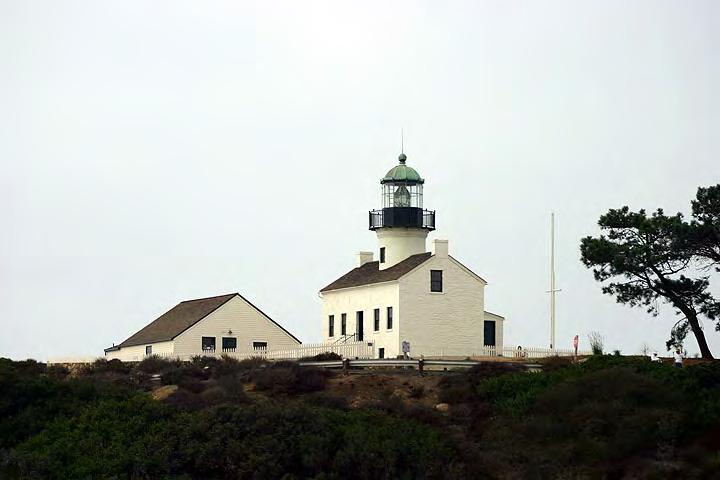 Point Loma Point Loma s landmark is the lighthouse. It was built in 1854.