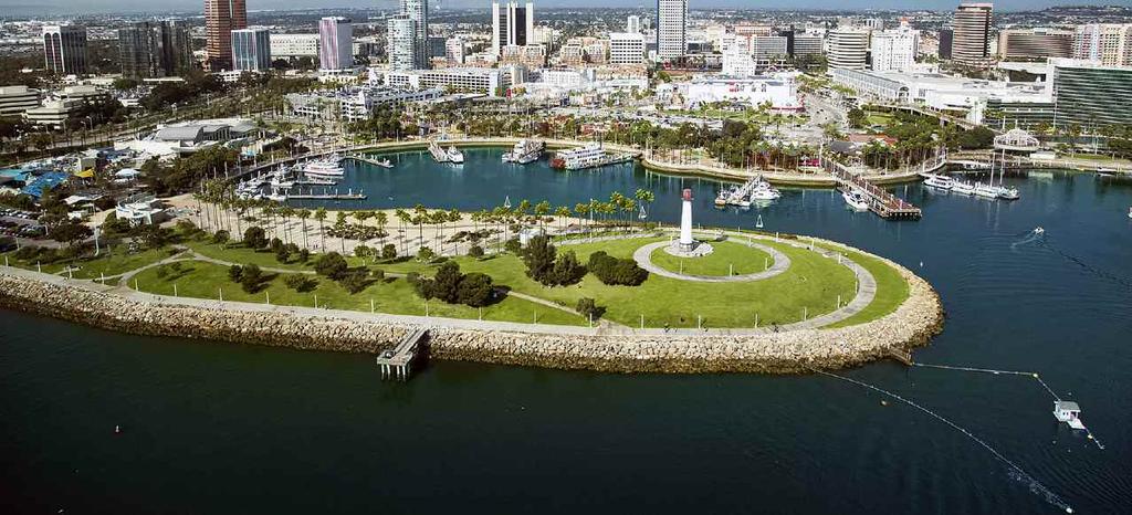 Long Beach. Along with a variety of other attractions that include two historic ranchos, three marinas, and five golf courses, the City s many offerings help to draw 5.5 million visitors every year.