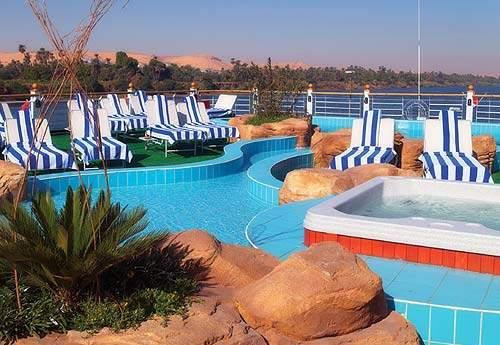 Movenpick M/S Royal Lotus The offers a great chance to enjoy the beautiful scenery of the banks of the Nile and see the temples and tombs of the ancient world.