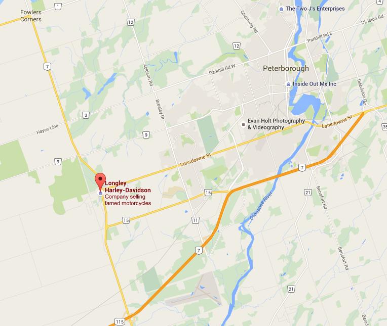 Harley-Davidson located at 2241 Davis Road, Cavan Monaghan, Ontario