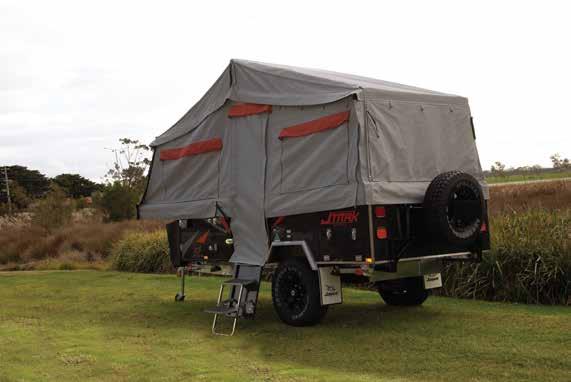 DESIGNED FOR AUSTRALIA JTRAK has been designed with avid campers in mind.