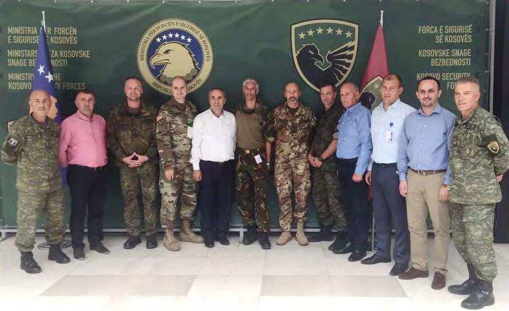 A CIMIC delegation from the Netherlands visited the Kosovo Security Force Friday 14 September 2018. In Ministry for Kosovo Security Force and the Kosovo Security Force dated 11-13.09.