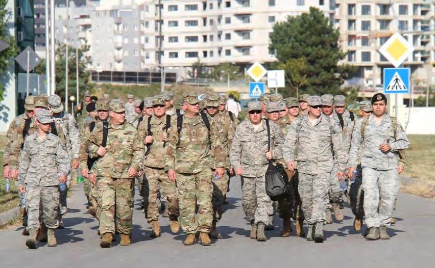 A contingent of 50 soldiers of IOWA National Guard are staying in Kosovo Wesd, 19 Sept 2018.