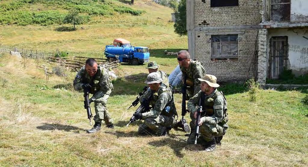 A Contingent of Kosovo Security Force attended Multinational Exercise, Albanian Lion 18 in Biza of Republic of Albania Friday, 21 Sept 2018.