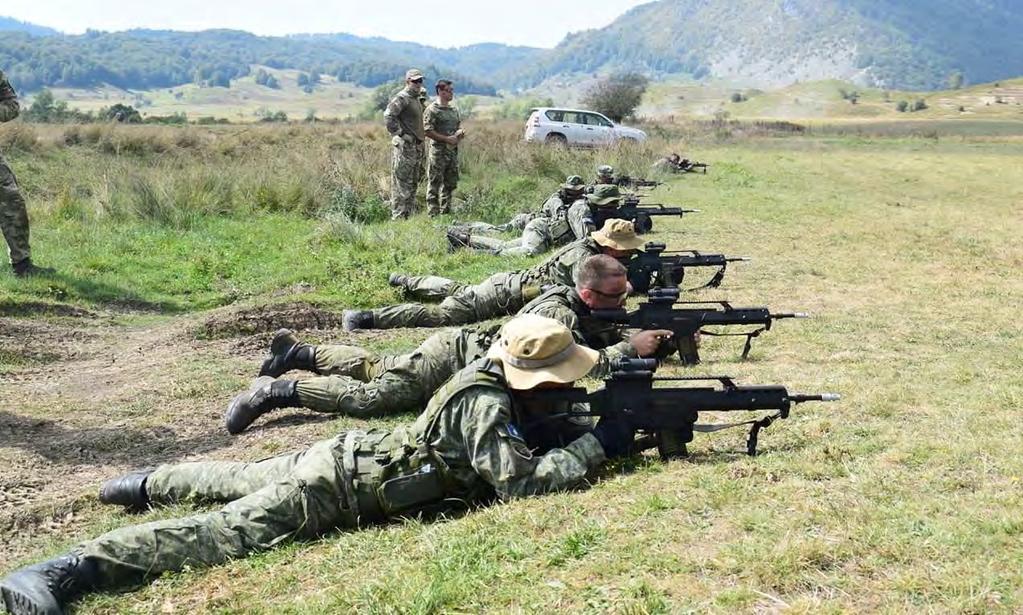 The international exercise, Albanian Lion 18 aims establishing of the tactical interoperability with strategic partners concerning demonstration and promotion of the military skills at platoon level
