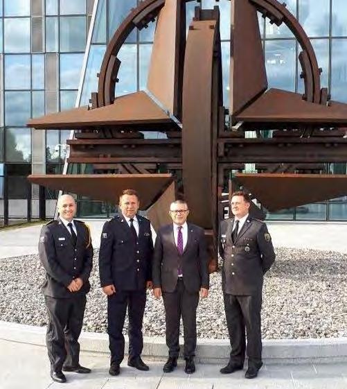 The MKSF delegation visited a NATO headquarters in Brussels Tuesday 11th Sept 2018. Yesterday, Dep/Minister of Ministry for Kosovo Security Force, Mr. Burim Ramadani and the KSF Commander, LTG.
