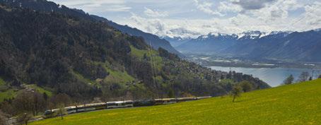 2019 Combine the two regions of Central Switzerland and the Lake Geneva Region in one exciting rail holiday on the Golden Pass.