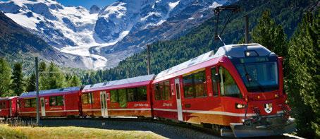 RAIL PANORAMAS 8 days / 7 nights INDEPENDENT RAIL TOUR Gstaad BERN Montreux Glacier 3000 Lucerne Interlaken Jungfraujoch Brig Visp Zurich LIECHTENSTEIN AUSTRIA Chur St.
