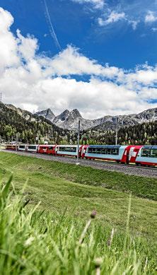 takes you on some of Switzerland s most scenic and famous rail journeys; the Golden Pass, Glacier Express and the Bernina Express.