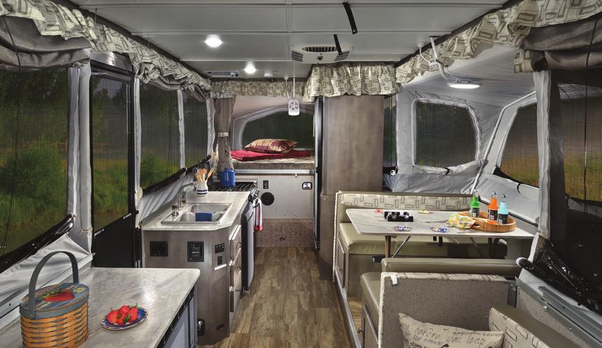 outstanding features and styling to enhance your camping experience.