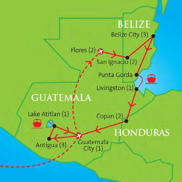 nights), Belize City (3 nights), Livingston (1 night), Copán (2 nights), Guatemala City (1 night) Date published: January 18, 2019 Overview Formed from a loosely connected cultural group, the people