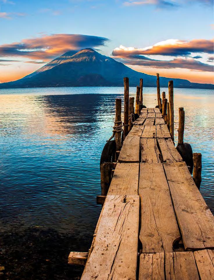 Saturday 16 November Lake Atitlán We depart by coach for Panajachel on the spectacular Lago Atitlán, one of the world s most beautiful settings, in the Guatemalan Highlands and spend several hours