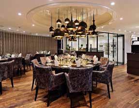 AWARD-WINNING DINING Savor exquisite cuisine at a variety of dining venues, like the Main Restaurant and The Chef s Table.