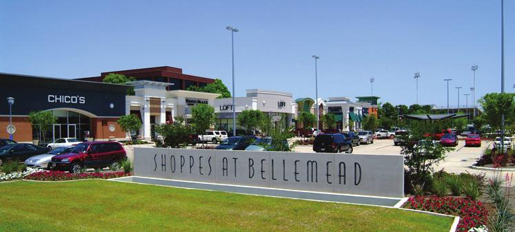 PREMIER LIFESTYLE CENTER SPACE AVAILABLE Shoppes at Bellemead offers visitors an unparalleled shopping experience.