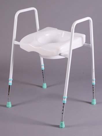 95) NOW AVAILABLE TO RENT or The Nobi toilet seat with integral arms provides support, ability and security for the user, and allows easy transfer from a chair or