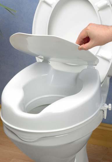 1 Toileting Cosby Raised Toilet Seat 34 1 /2 This raised toilet seat has a high quality finish, which will blend into any