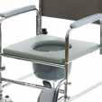 Surround Adjustable Height & Width Toilet Surround Floor Fixing Kit (not shown) ECONOMY COMMODE WITH 5 LITRE BUCKET Hygienic, easy-clean and comfortable commode chair has a fixed flame retardant