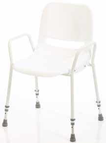 The comfortable polypropylene moulded seat has been designed with the safety of the user in mind, and has 5 drainage holes of 6mm diameter.