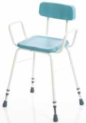BATHING HOMECARE PRODUCTS SHOWER SEAT This standard shower seat offers a competitively priced solution without loss of quality or function.