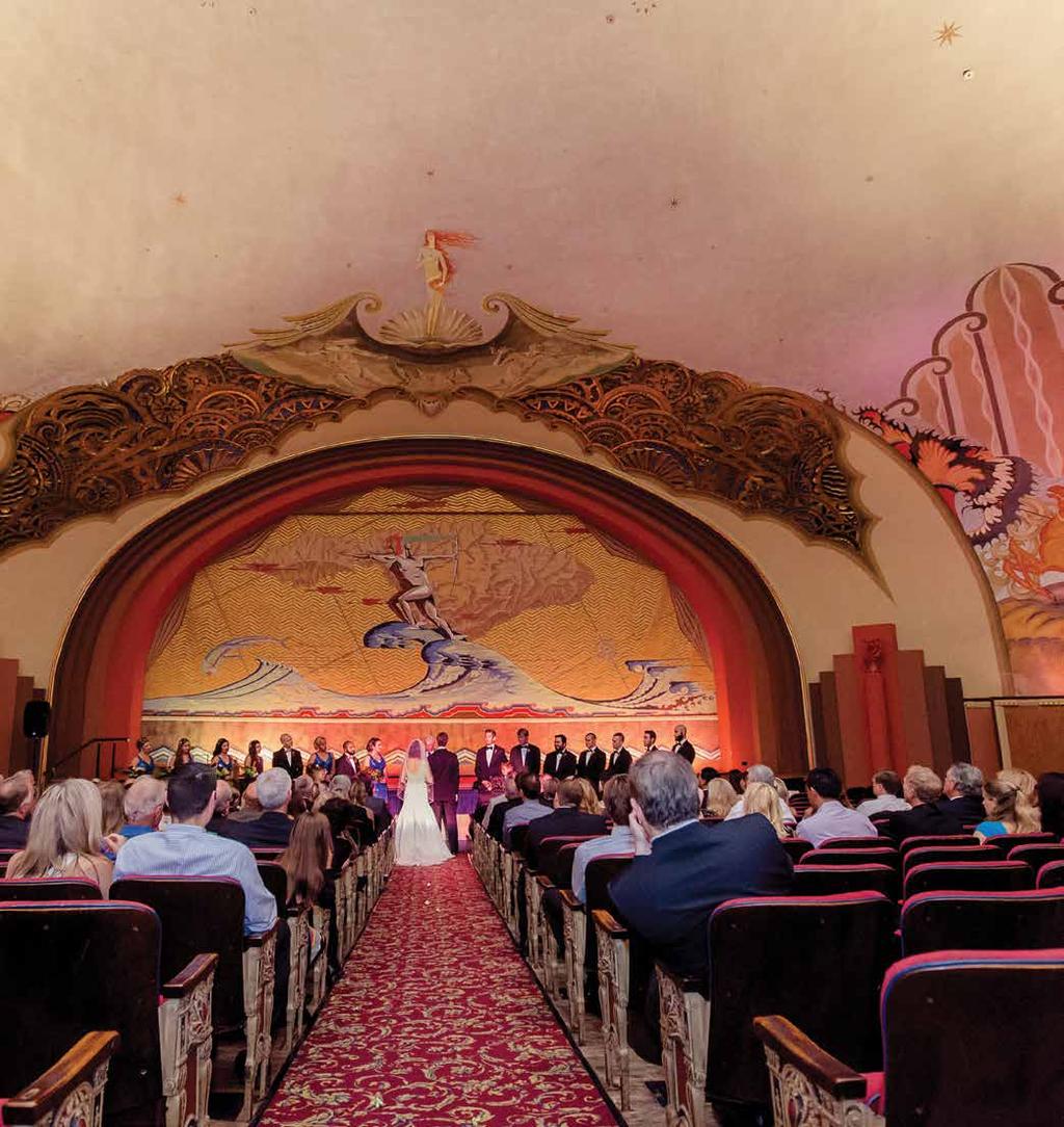 AVALON THEATRE Take a fairy tale stroll down the aisle to processional music played on the theatre s