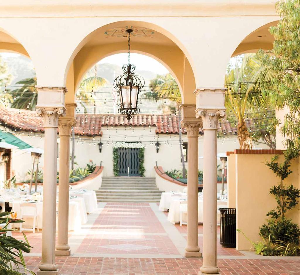 CATALINA COUNTRY CLUB Toast your future under a canopy of stars in the spacious courtyard of Catalina Country Club, where Spanish Colonial architecture, warm wood