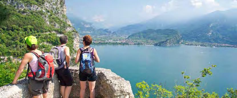 NORTH SHORE LAKE GARDA HIKING 6 days from only 294,- From April to October Discover Limone s secrets with a boat ride Enjoy stunning views from Monte Baldo with cable car ride Medieval castle and