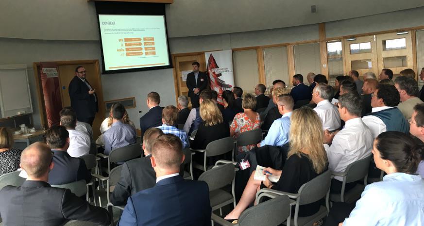 Wednesday 31st August: Champions Breakfast at Dunston Innovation Centre Champions heard about the Sheffield City Region Skills Bank; discovering how they could benefit from support, to invest in